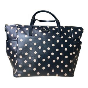 Kate Spade Polka Dot Diaper or Travel Bag
